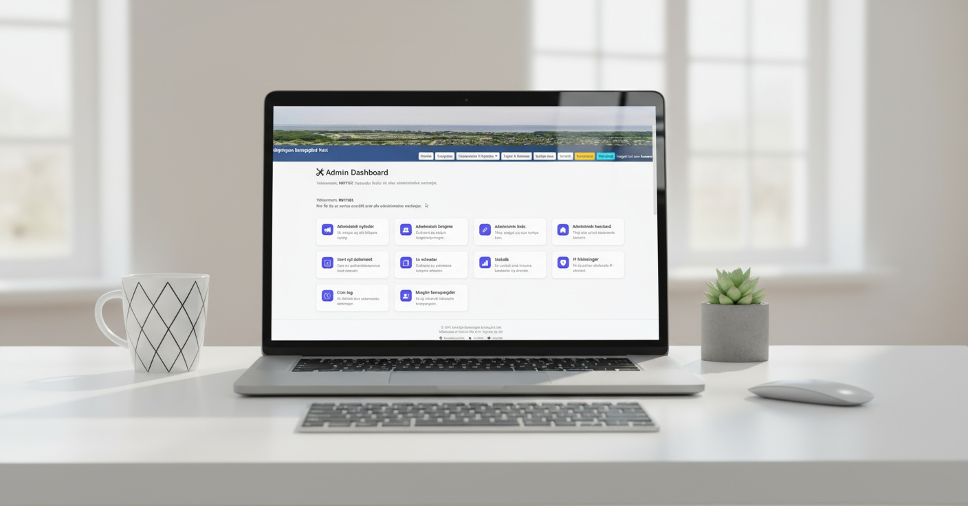 Mockup af funktioner i systemet